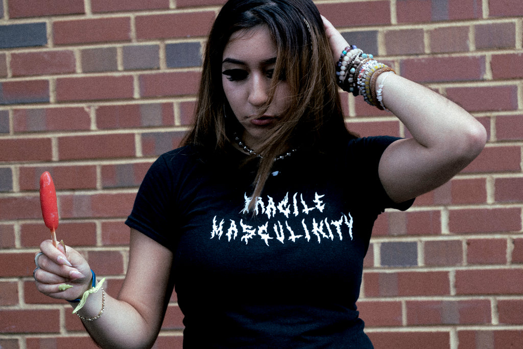 Inverted Metal Logo Tee