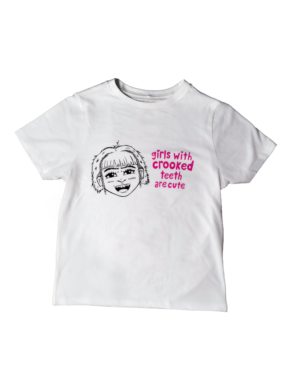"Girls With Crooked Teeth Are Cute" Tee