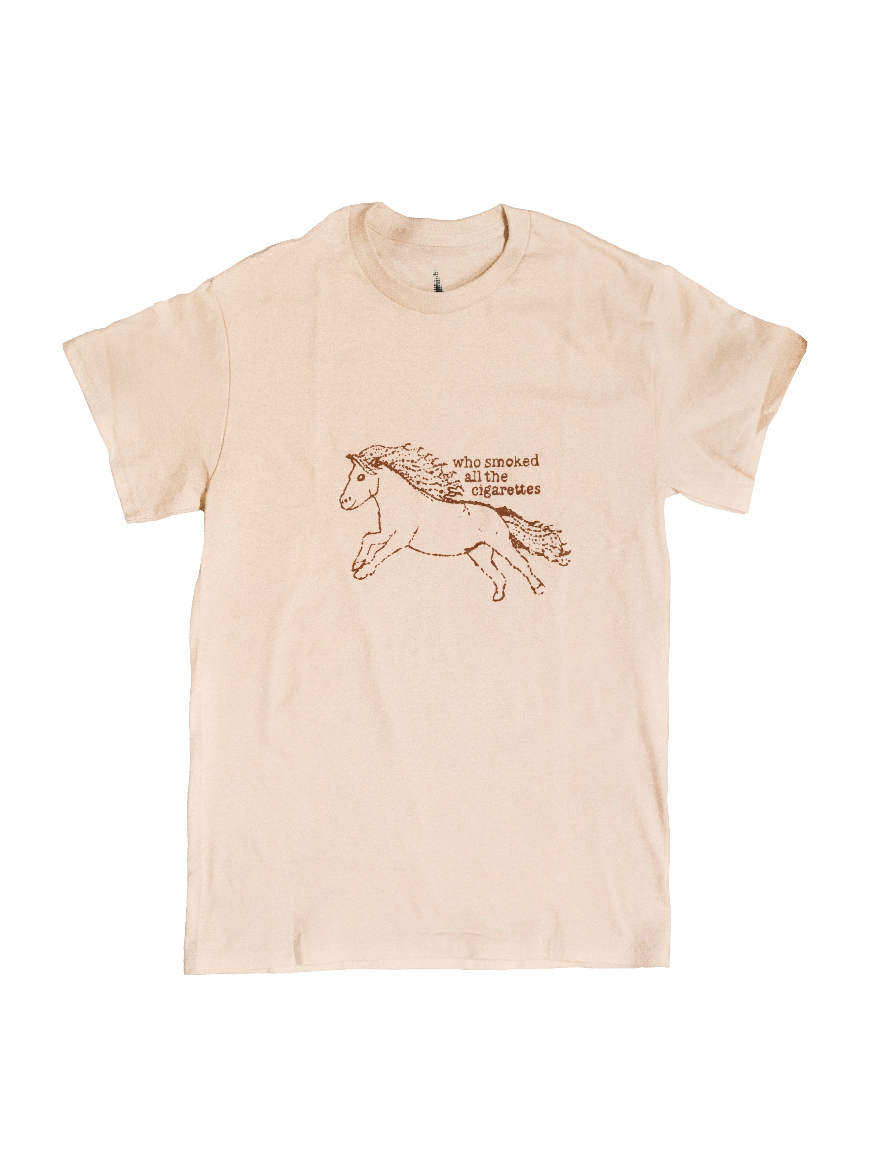 The Pony Tee (Light Brown)
